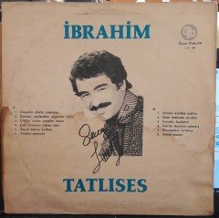 İBRAHİM TATLISES - DOLDUR KARDEŞ İÇELİM - PLAK 2.EL