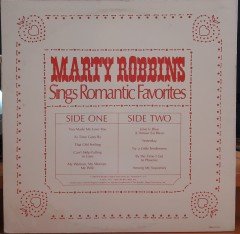 MARTY ROBBINS - SINGS ROMANTIC FAVORITES (1989) - PLAK 2.EL