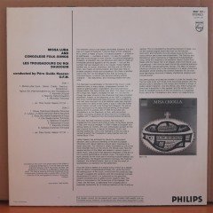 THE MISSA LUBA - AND COGOLESE FOLK SONGS - LES TROUBADOURS DU ROI BAUDOIN - LP 2.EL PLAK