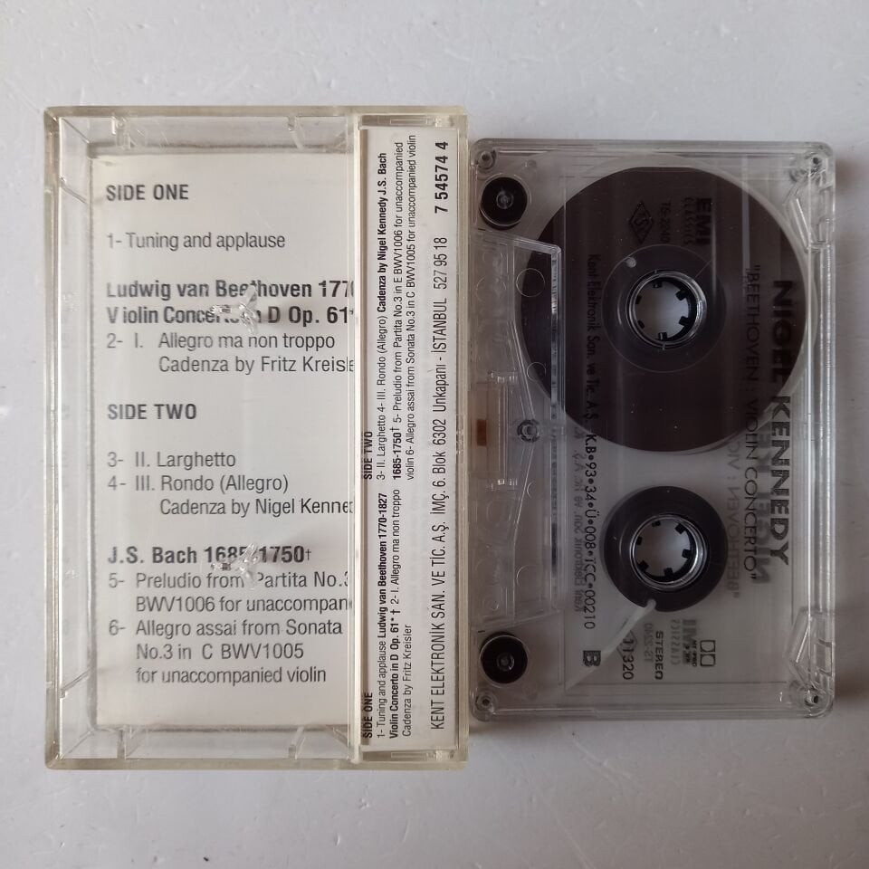 NIGEL KENNEDY - BEETHOVEN: VIOLIN CONCERTO (1993) - KASET 2.EL