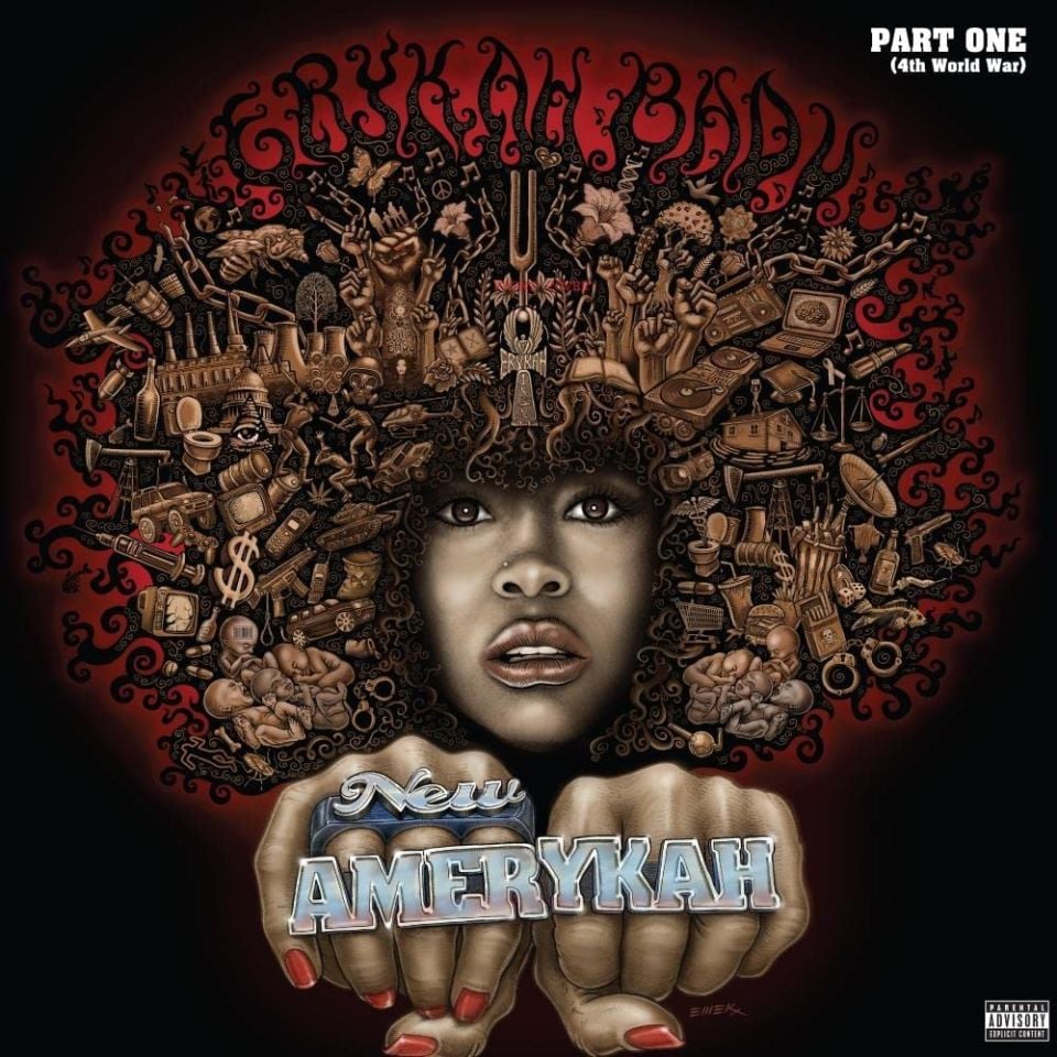 ERYKAH BADU - NEW AMERYKAH part1 (4TH WORLD WAR) (2007) - 2LP 2023 PURPLE COLOURED EDITION SIFIR PLAK
