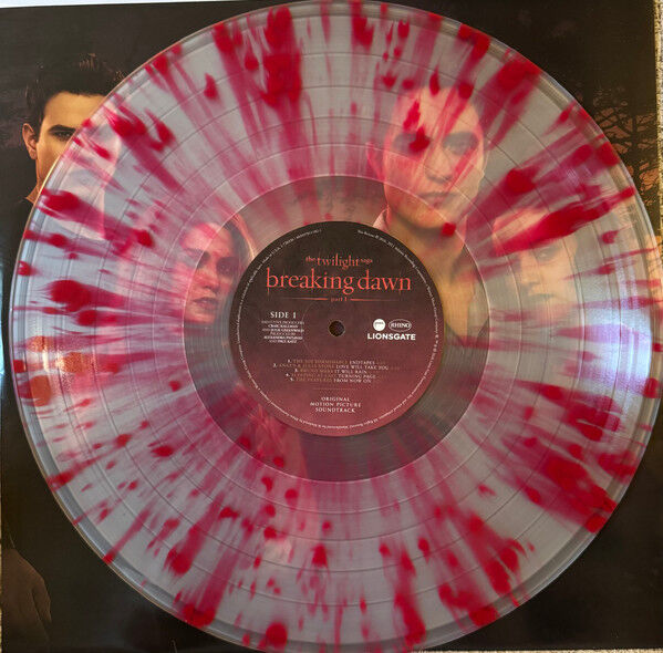 TWILIGHT SAGA : BREAKING DAWN PART 1 (2011) - SOUNDTRACK / VARIOUS ARTISTS - 2xLP 2026  RED & CLEAR SPLATTER (BLOOD SPLATTERED) EDITION SIFIR PLAK