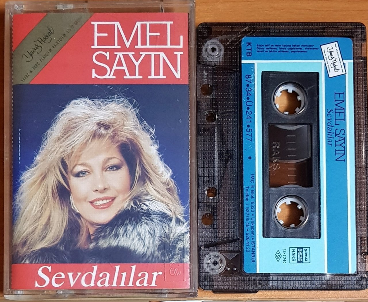 EMEL SAYIN - SEVDALILAR (1987) YAVUZ KASET 2.EL