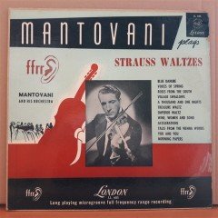 MANTOVANI PLAYS STRAUSS WALTZES - LP 2.EL PLAK