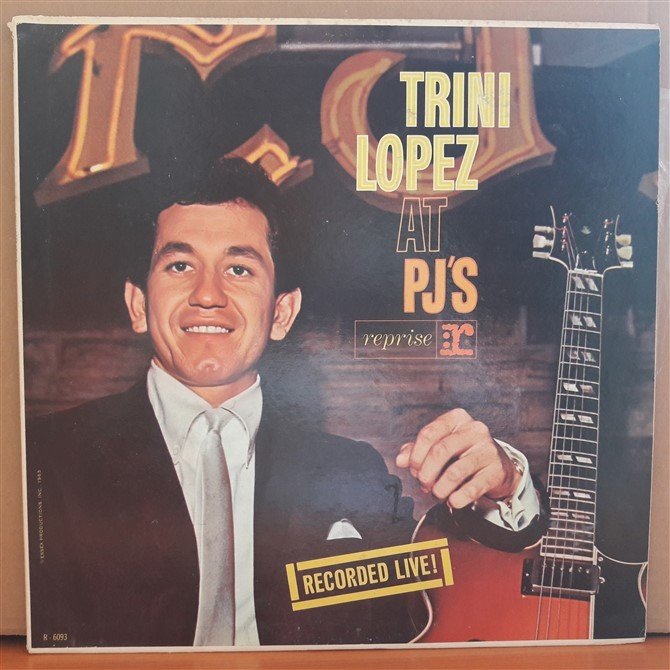 TRINI LOPEZ - AT PJ'S - LP PLAK 2.EL