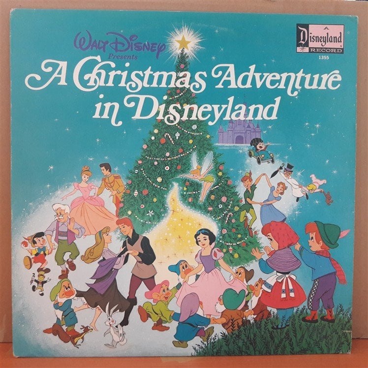 A CHRISTMAS ADVENTURE IN DISNEYLAND (1973) - WALT DISNEY - LP PLAK 2.EL