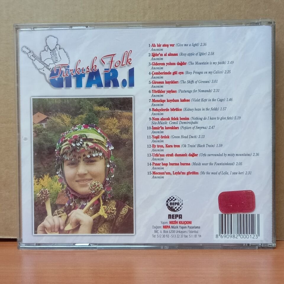TARIK ÖCAL - TURKISH FOLK GİTAR 1 (1996) - CD 2.EL