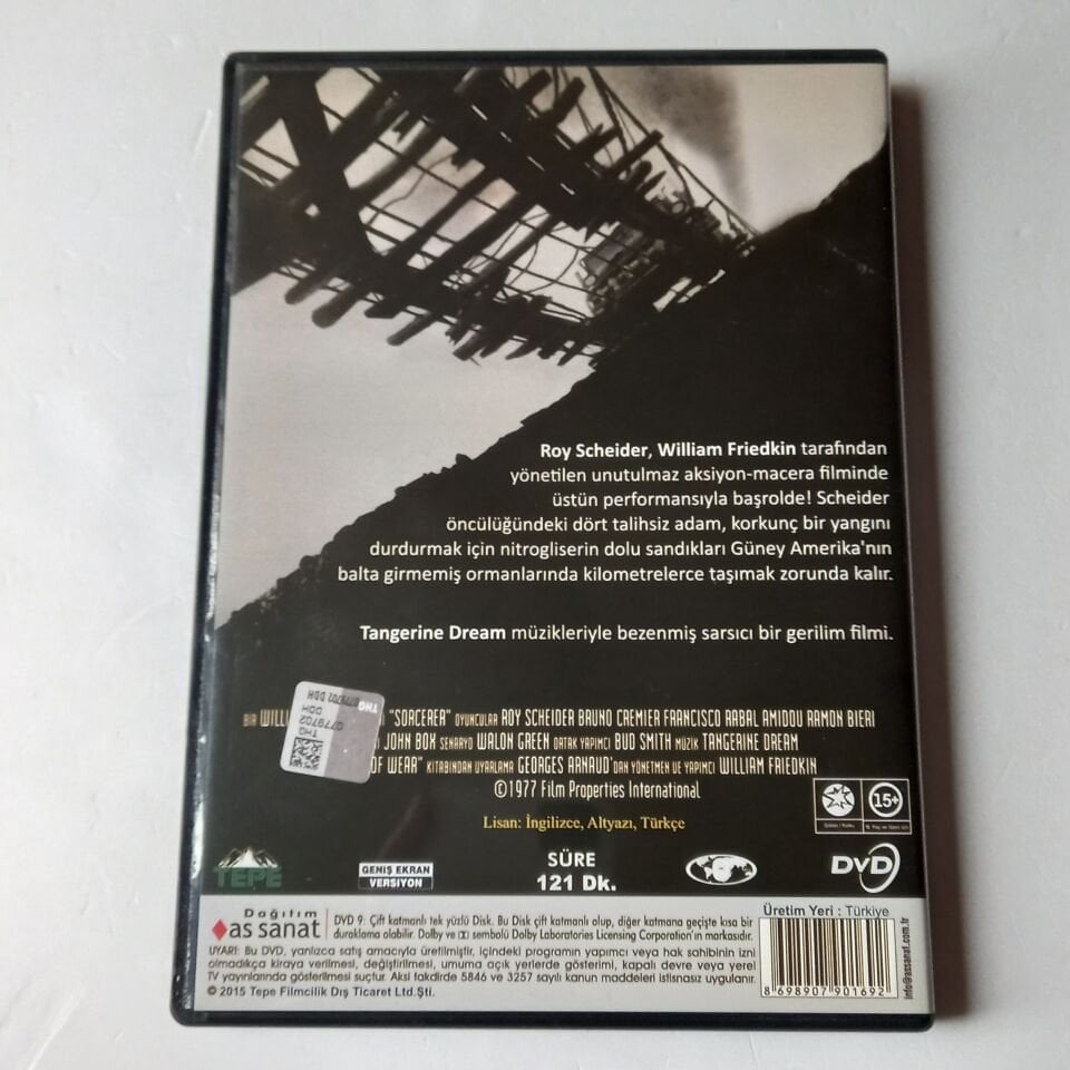 DEHŞETİN BEDELİ / SORCERER - ROY SCHEIDER - DVD 2.EL