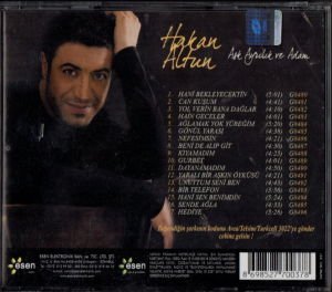 HAKAN ALTUN - AŞK AYRILIK VE ADAM (2007) CD 2.EL