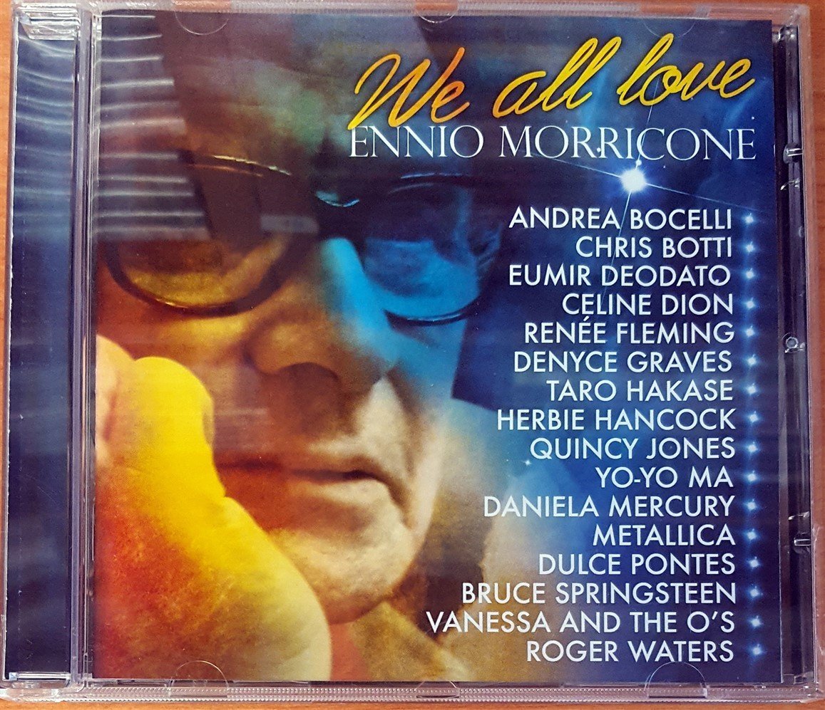 WE ALL LOVE ENNIO MORRICONE / ANDREA BOCELLI CHRIS BOTTI CELINE DION METALLICA CD 2.EL