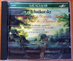 P. TCHAIKOVSKY - VARIATIONS ON A ROCOCO THEME / SOUVENIR DE FLORENCE / THE BORODIN QUARTET (1991) MELODIYA RECORD COMPANY / MADE IN USSR CD 2.EL