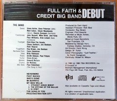 FULL FAITH & CREDIT BIG BAND - DEBUT CD 2.EL