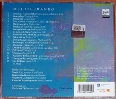 L'ARPEGGIATA, CHRISTINA PLUHAR - MEDITERRANEO (2013) VIRGIN CLASSICS CD SIFIR