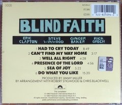 BLIND FAITH - BLIND FAITH (1969) - CD SIFIR