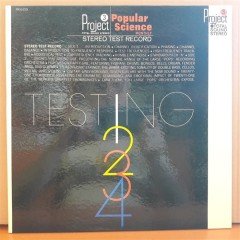 PROJECT 3 POPULAR SCIENCE STEREO TEST RECORD TESTING 1234 (1967) - LP 2.EL PLAK
