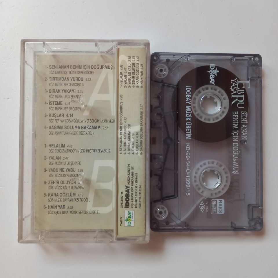 EBRU YAŞAR - SENİ ANAN BENİM İÇİN DOĞURMUŞ (1999) - KASET 2.EL