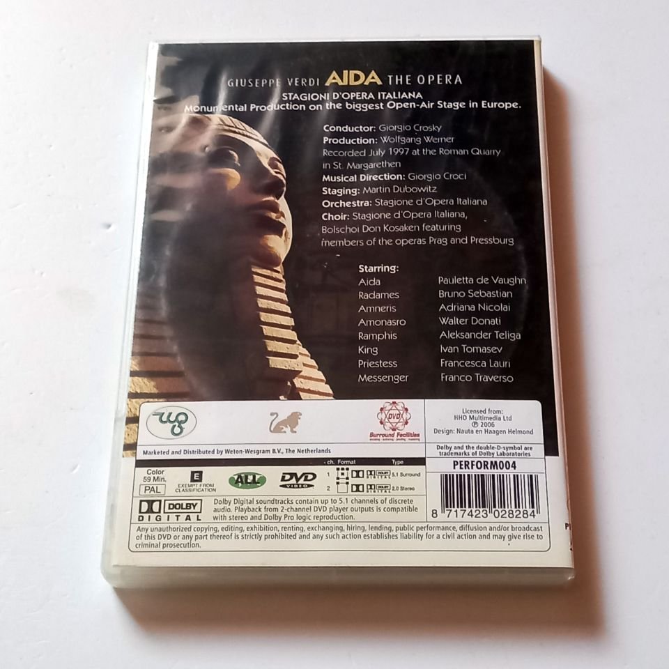 GUISEPPE VERDI - AIDA THE OPERA (2006) - DVD 2.EL