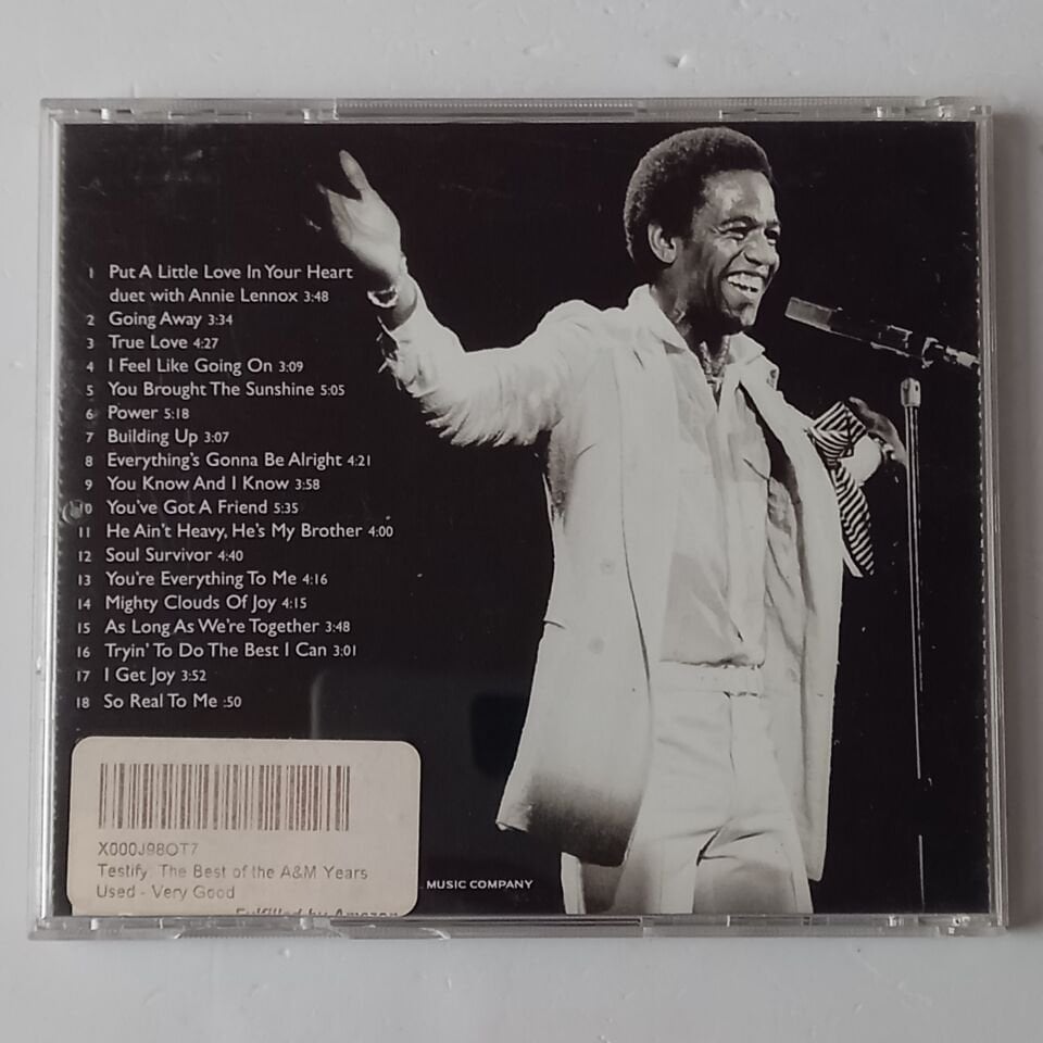 AL GREEN – TESTIFY / THE BEST OF THE A&M YEARS (2001) - CD 2.EL