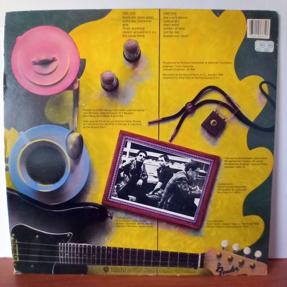 MARSHALL CRENSHAW – MARSHALL CRENSHAW (1982) - LP 2.EL PLAK