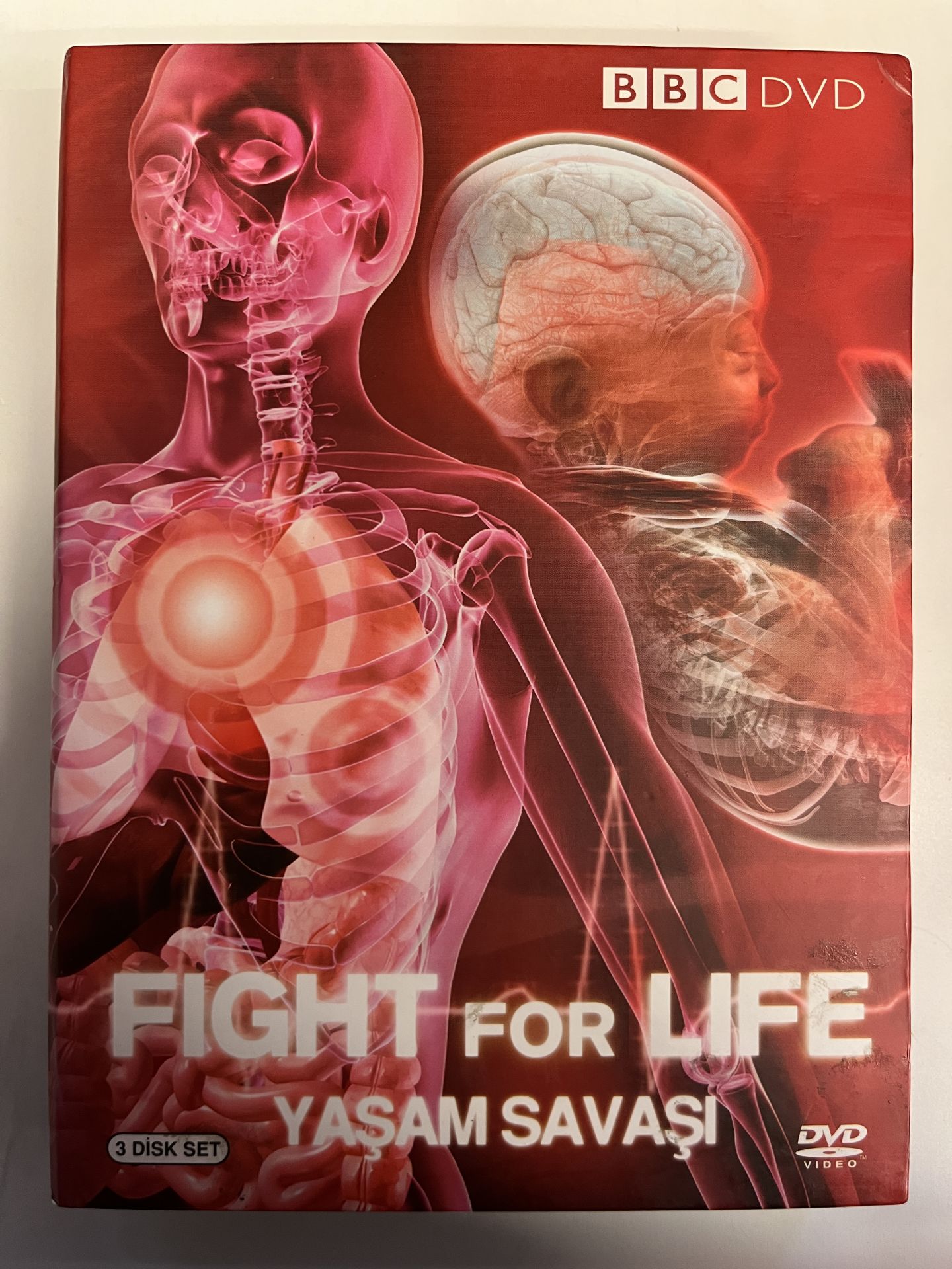 FIGHT FOR LIFE - YAŞAM SAVAŞI - BBC - 3 DVD KALIN KUTU 2.EL