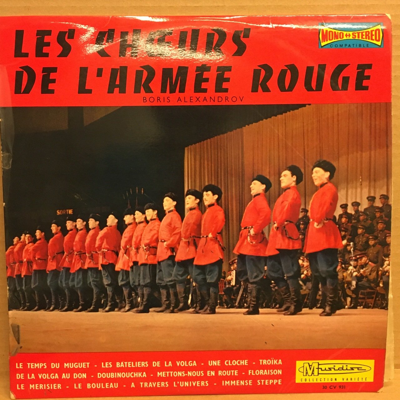 BORIS ALEXANDROV LES CHOEUR DE L'ARMEE ROUGE KIZILORDU KOROSU 2.EL PLAK