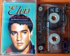 ELVIS PRESLEY - FROM THE HEART HIS GREATEST LOVE SONGS (1992) MMY CASSETTE MADE IN TURKEY ''USED''