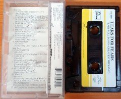 TEARS FOR FEARS - TEARS ROLL DOWN [GREATEST HITS 82-92] (1992) YONCA CASSETTE MADE IN TURKEY ''USED'' PAPER LABEL