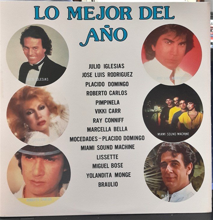 LO MEJOR DEL ANO - JULIO IGLESIAS - ROBERTO CARLOS - VIKKI CARR (1985) - PLAK 2.EL