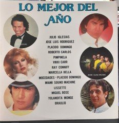 LO MEJOR DEL ANO - JULIO IGLESIAS - ROBERTO CARLOS - VIKKI CARR (1985) - PLAK 2.EL