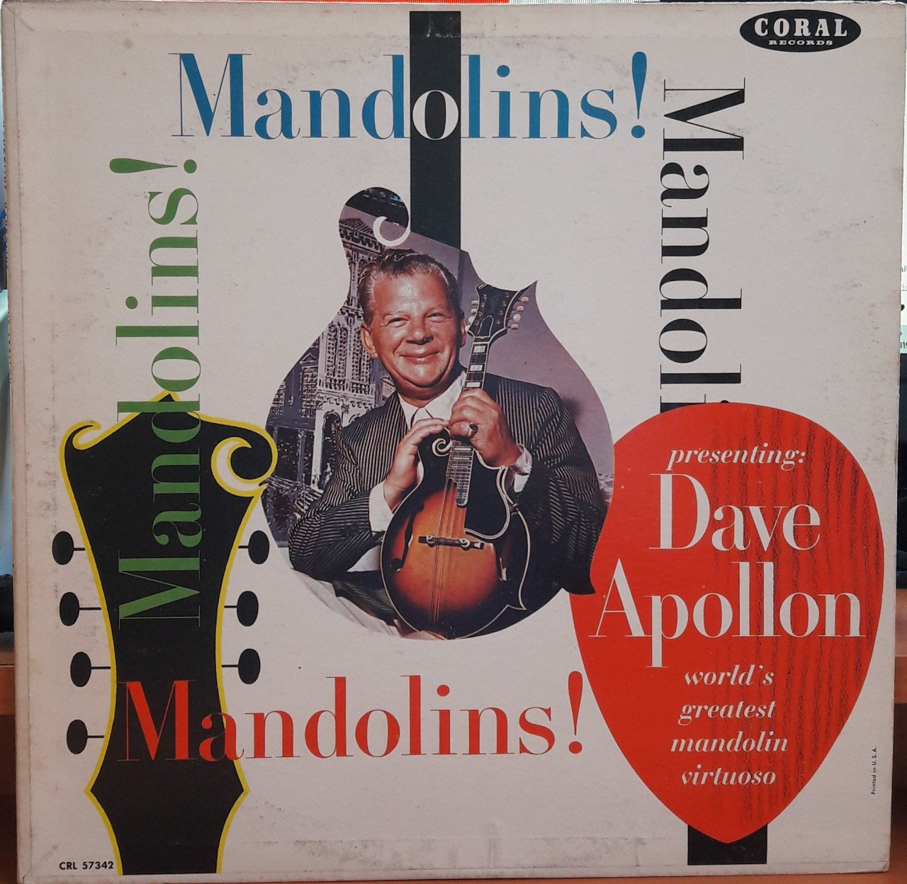 DAVE APOLLON - MANDOLINS! MANDOLINS!  - PLAK 2.EL