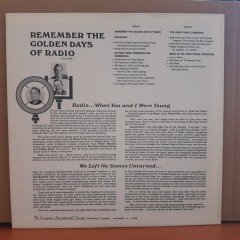 GOLDEN DAYS OF RADIO - JACK BENNY, FRANK KNIGHT - LP 2.EL PLAK