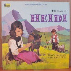 THE STORY OF HEIDI (1971)  - WALT DISNEY - LP PLAK 2.EL