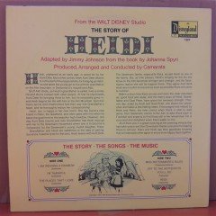 THE STORY OF HEIDI (1971)  - WALT DISNEY - LP PLAK 2.EL