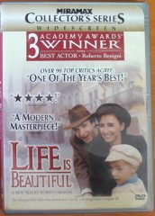 LIFE IS BEAUTIFUL - LA VITA È BELLA - ROBERTO BENIGNI - DVD 2.EL 1. BÖLGE TR ALTYAZI YOKTUR