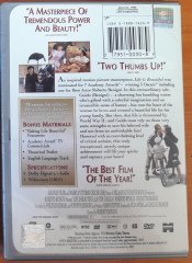 LIFE IS BEAUTIFUL - LA VITA È BELLA - ROBERTO BENIGNI - DVD 2.EL 1. BÖLGE TR ALTYAZI YOKTUR