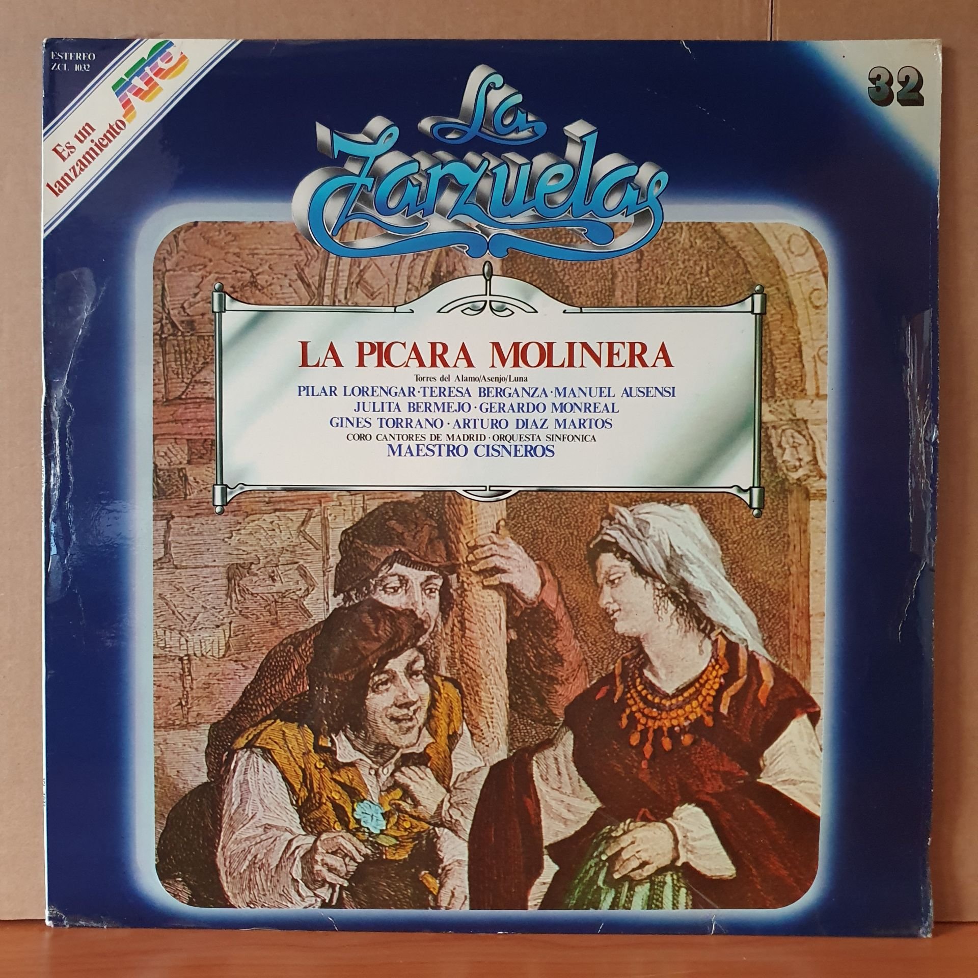 LA PICARA MOLINERA / TORRES DEL ALAMO / ASENJO / LUNA / PILAR LORENGAR, TERESA BERGANZA, MANUEL AUSENSI, JULITA BERMEJO (1979) - LP 2.EL PLAK