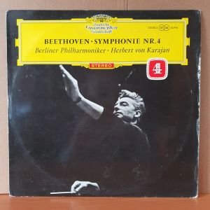 BEETHOVEN: SYMPHONIE NR.4 / BERLINER PHILHARMONIKER, HERBERT VON KARAJAN - LP 2.EL PLAK