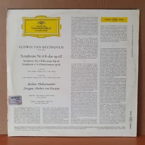 BEETHOVEN: SYMPHONIE NR.4 / BERLINER PHILHARMONIKER, HERBERT VON KARAJAN - LP 2.EL PLAK