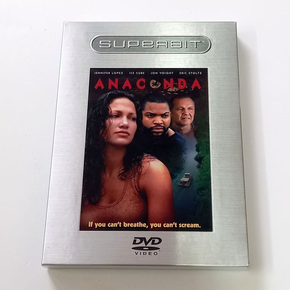 ANACONDA - JENNIFER LOPEZ, ICE CUBE, JON VOIGHT - YÖN.: LUIS LLOSA - DVD SUPERBIT COLLECTION SLIPCOVER 2.EL 1. BÖLGE TR ALTYAZI YOKTUR
