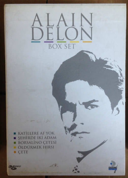 ALAIN DELON BOX SET - 5 DVD KUTU