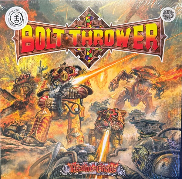 BOLT THROWER - REALM OF CHAOS (1989) - LP 2025 WHITE COLOURED EDITION SIFIR PLAK