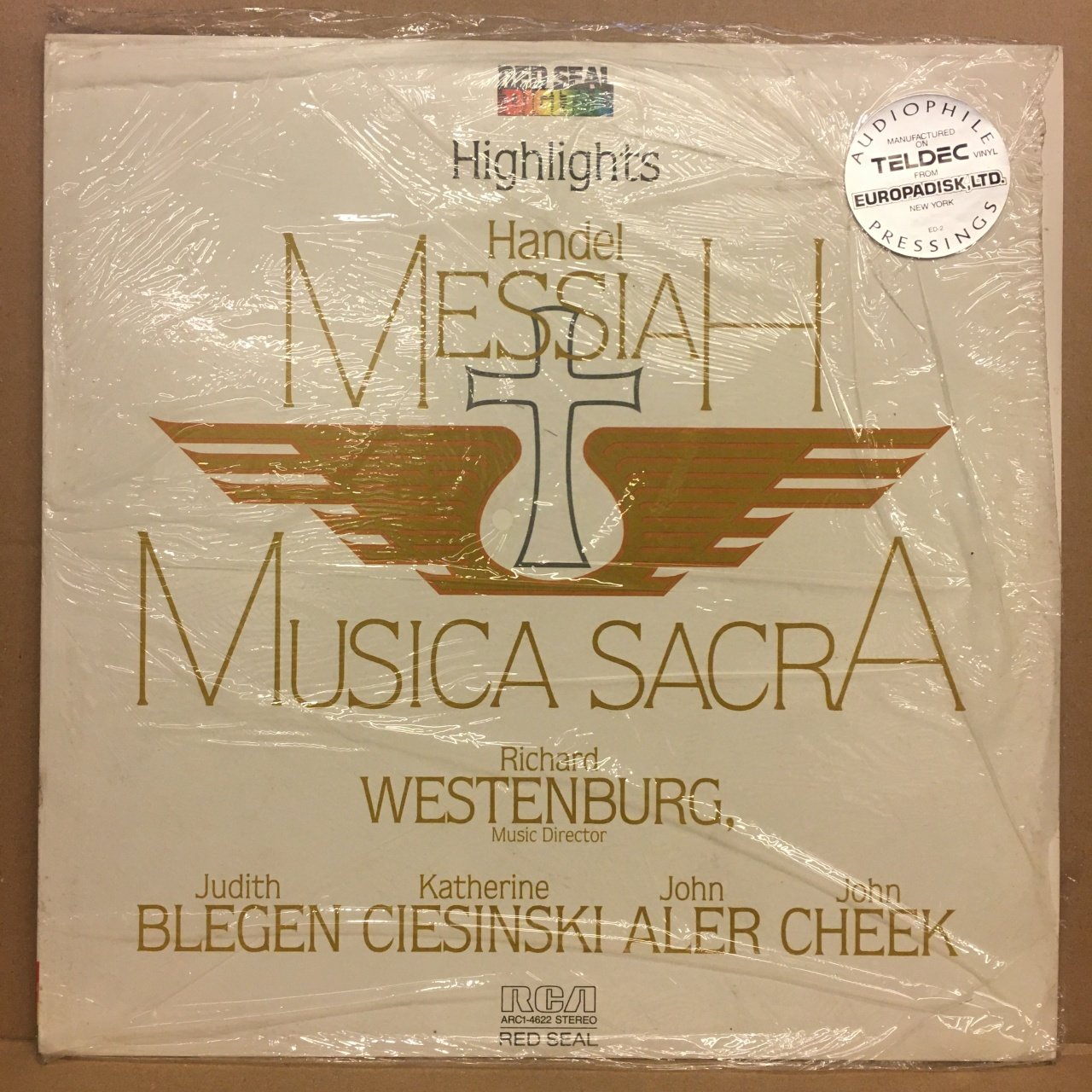 HANDEL MESSIAH HIGHLIGHTS JUDITH BLEGEN 1982 2.EL PLAK