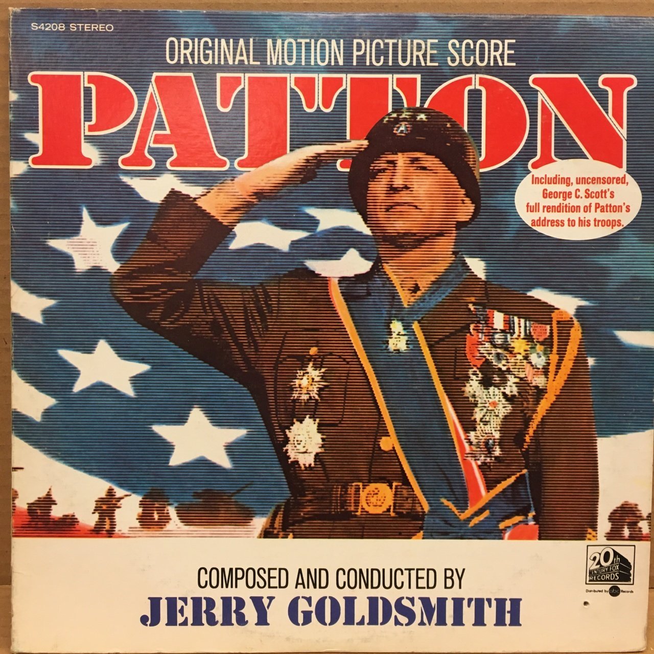 PATTON SOUNDTRACK JERRY GOLDSMITH 1970 2.EL PLAK
