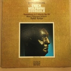 ERICH WOLFGANG KORNGOLD SYMPHONY IN F-SHARP, OP.40 MUNICH PHIL.ORC., RUDOLF KEMPE (1974) 2.EL PLAK