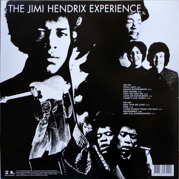 THE JIMI HENDRIX EXPERIENCE – ARE YOU EXPERIENCED (1967) - LP 2013 REMASTERED REISSUE 180GR VINYL SIFIR PLAK