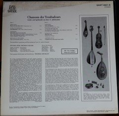 CHANSONS DER TROUBADOURS - LP 2.EL