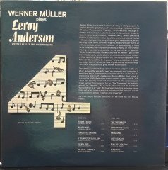 WERNER MÜLLER PLAYS LEROY ANDERSON - PLAK 2.EL LONDON PHASE 4 STEREO
