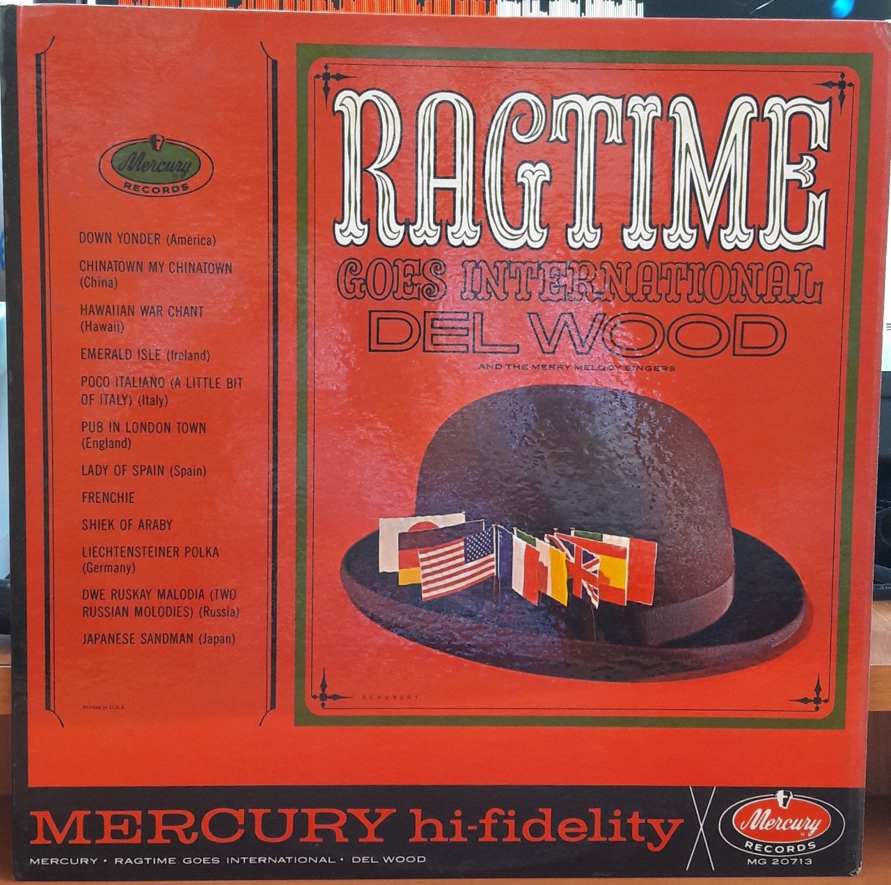RAGTIME GOES INTERNATIONAL DEL WOOD  - PLAK 2.EL