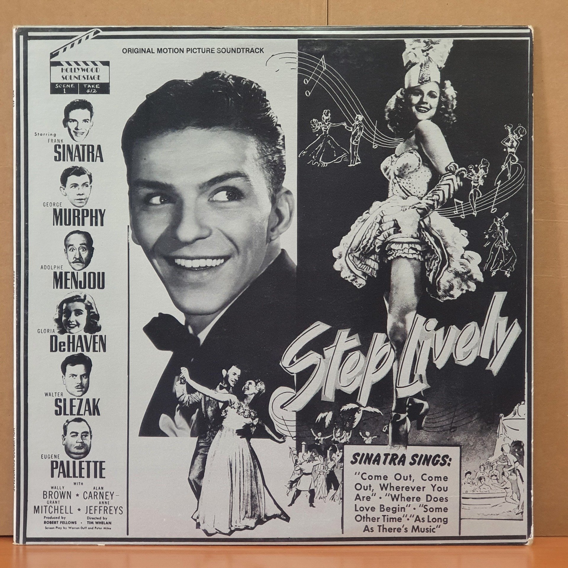 STEP LIVELY SOUNDTRACK / FRANK SINATRA - LP 2.EL PLAK