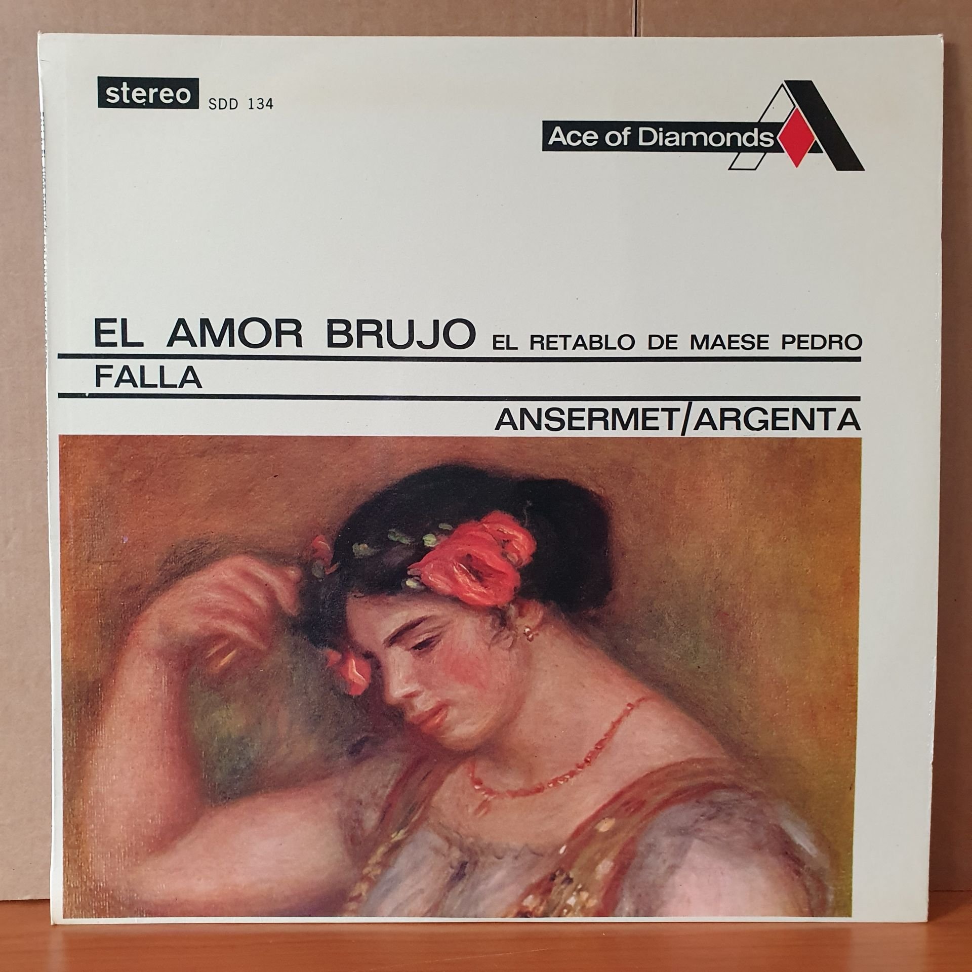 EL AMOR BRUJO: EL RETABLO DE MAESE PEDRO / FALLA / ANSERMET/ARGENTA (1966) - LP 2.EL PLAK